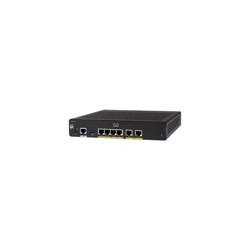 Cisco Integrated Services Router 931 - Routeur - commutateur 4 ports - 1GbE - ports WAN : 2 - remanufact... (C931-4P-RF)_1